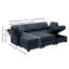 Ensemble de canapé rembourré 3 places et 3 repose-pieds Kyson-318440463