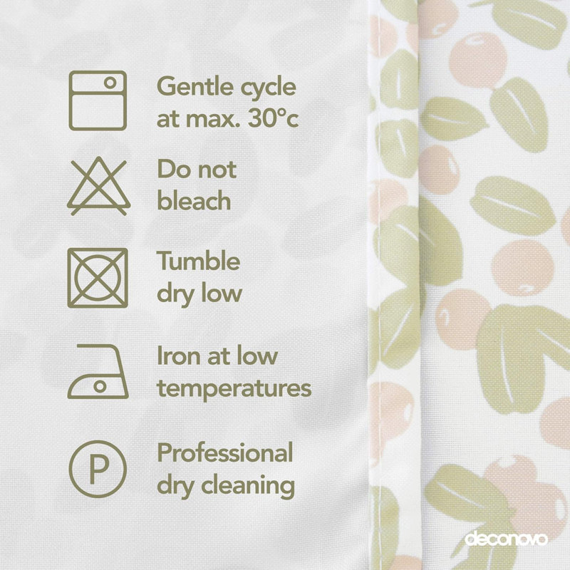 Deconovo water -repellent tablecloth, one piece, 140cm, gray, Dark pink, 140cm W x 300cm L