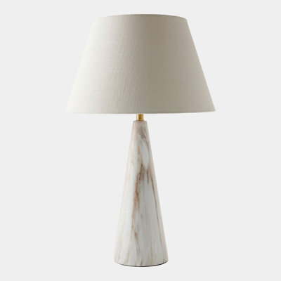 Lampe conique beige Lg