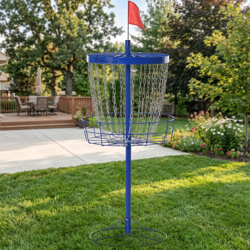 Disc Golf Set for Family – Frisbee Golf Basket with 24-Chain, Travel Bag
