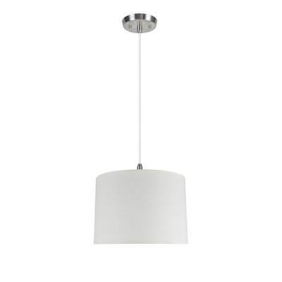 Luminaire suspendu tambour 2 lumières unique Alejandro