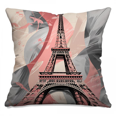 Coussin Tour Eiffel, coussins double face Architecture