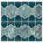 Montego Porcelain Mosaic Tile in Blue/Green/Beige