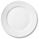 White Fluted Half Lace Royal Copenhagen 7.4803" Salad or Dessert Plate