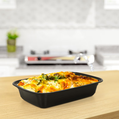 Boîte à lunch jetable A4 - ensemble de 50