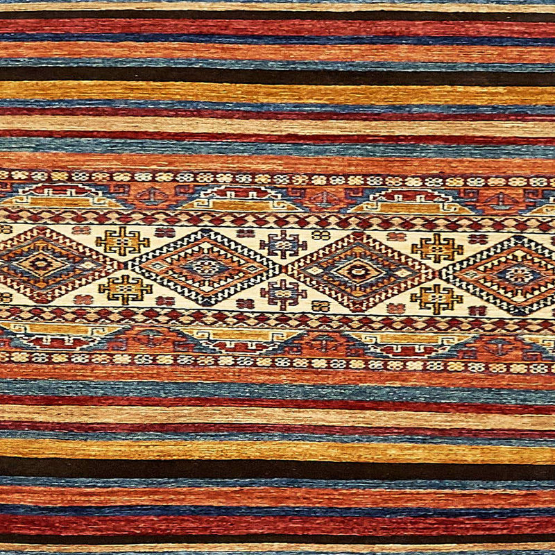 Abstract Indoor Rug, Square 4'