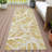 Machine Washable Indoor/Outdoor Chantille ACN2866 Botanical Rug-424428931-424428928