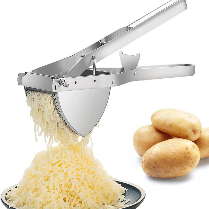 Vicbuy Stainless Steel Garlic Press