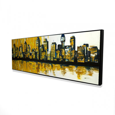 «Yellow City» sur toile
