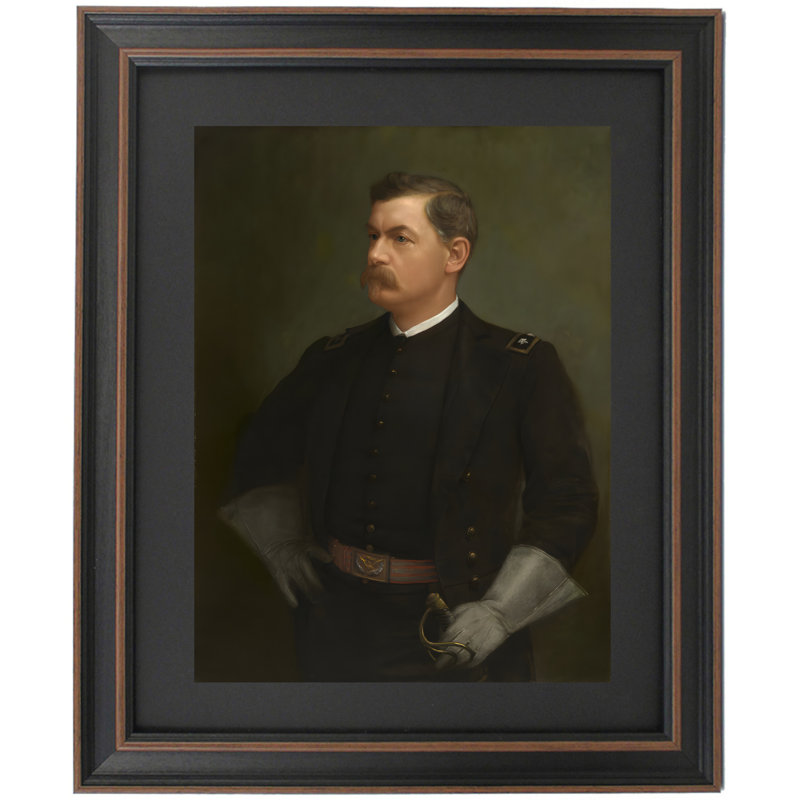 George Brinton Mcclellan par Julian Scott, H 24 po x l 19 po