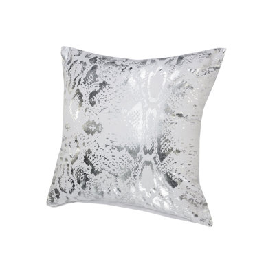 Square Animal Print Cotton Throw Pillow Cover