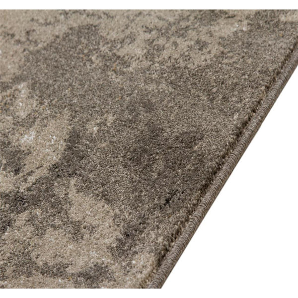 17 Stories Elmdale Abstract Brown Area Rug & Reviews | Wayfair