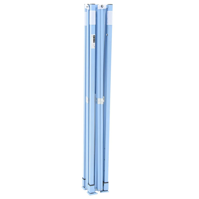 Holasice Steel Pop-Up Gazebo, White, Blue, 238cm H x 440cm W x 292cm D