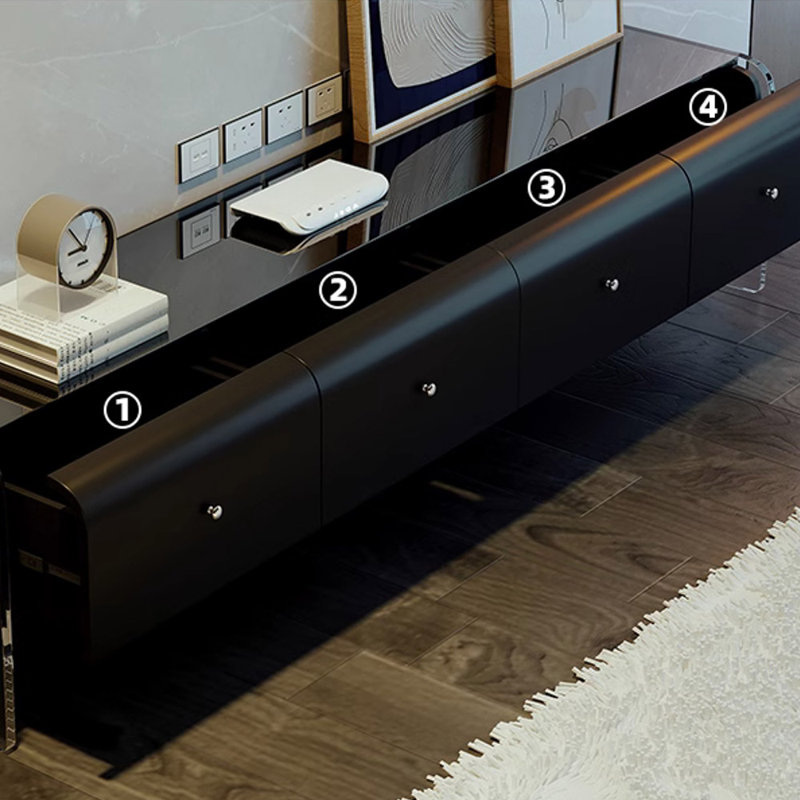 Meuble télé de style américain jumelé à une table basse