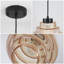 Luminaire suspendu à 1 lumière Raylie-537439812