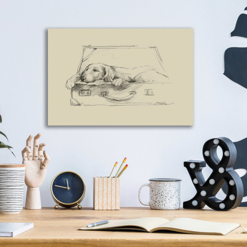 «Stowaway III» par Ethan Harper, art mural en verre acrylique, H 12 po x l 16 po x P 0,12 po