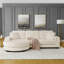 Canapé-lit modulaire rembourré en velours Corduroy-1296875103