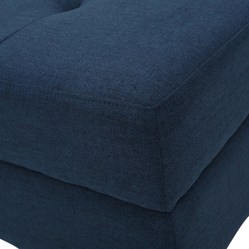 Storage Ottoman, Navy Blue