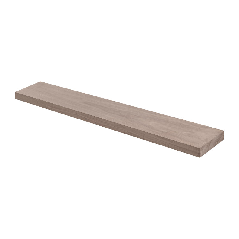 Tablette flottante en noyer Alma, 36", Non fini