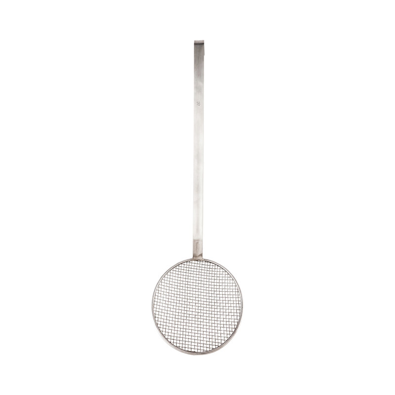 Écumoire en acier inoxydable Met Lux, H 21,5 po x l 6 po x P 2,5 po