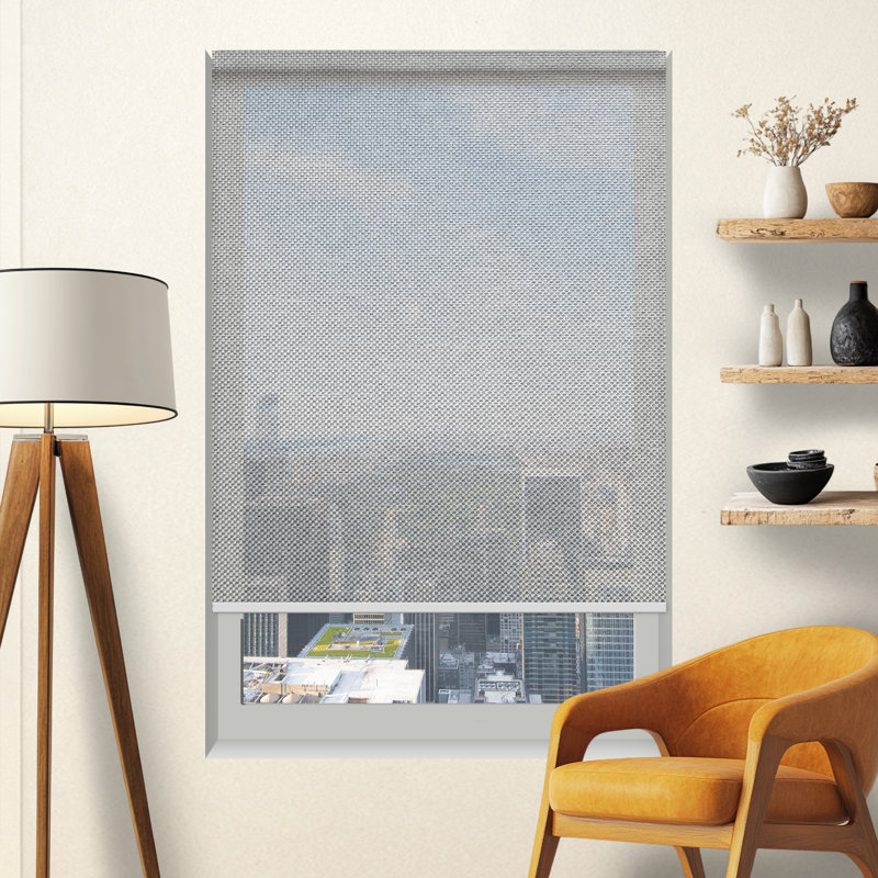 Rideau solaire luxueux à 3%, L 72 po x L 48 po, Gris clair