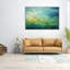 «Dreamy Green Oasis», art mural sur toile-2128158298-2128158274