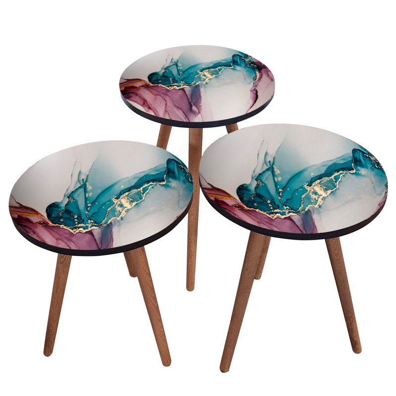 Tables gigognes 3 pieds Geralyn
