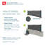 Linea Galvanized Steel Wall and Fence Extension Privacy Panel, Black-108714492