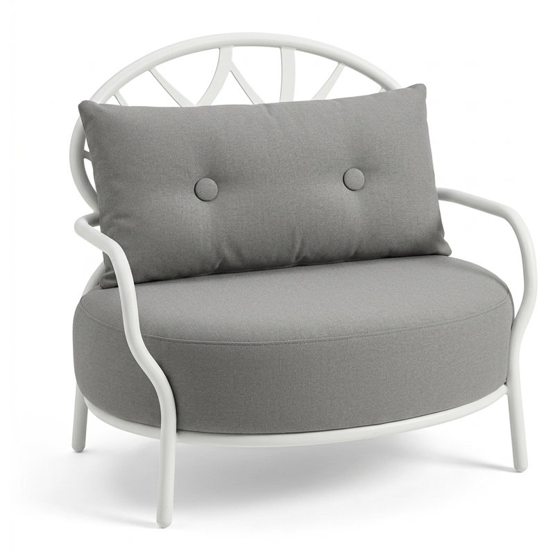 Chaise longue d'extérieur avec coussins Boom