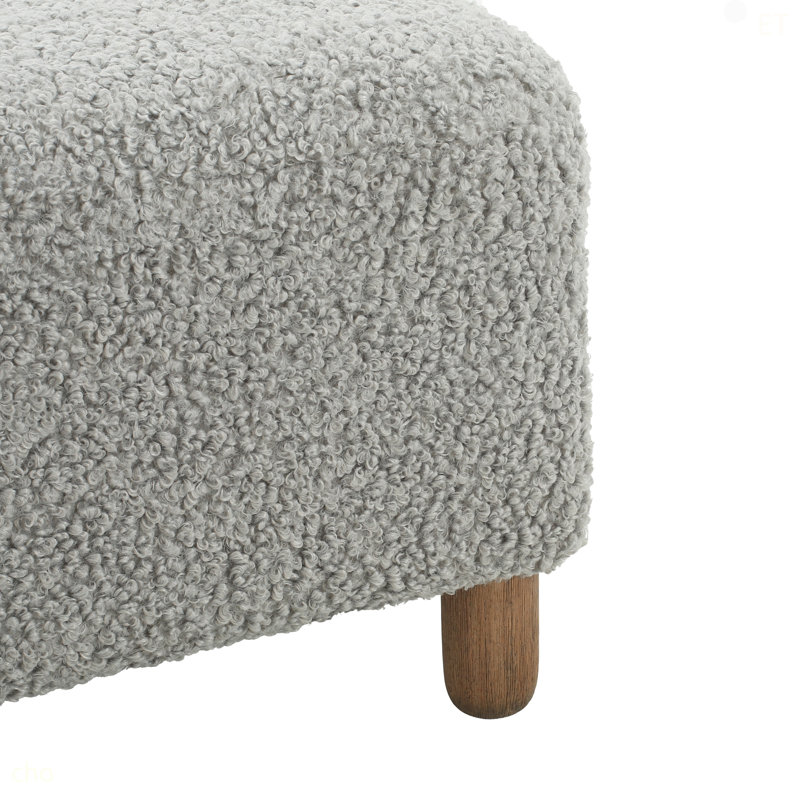Repose-pieds confortable, gris, Gris
