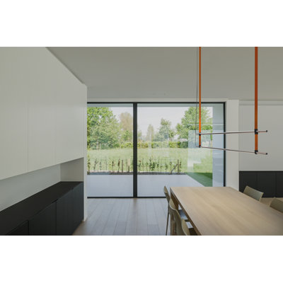 Luminaire suspendu linéaire pour îlot de cuisine 2 lumières T.O