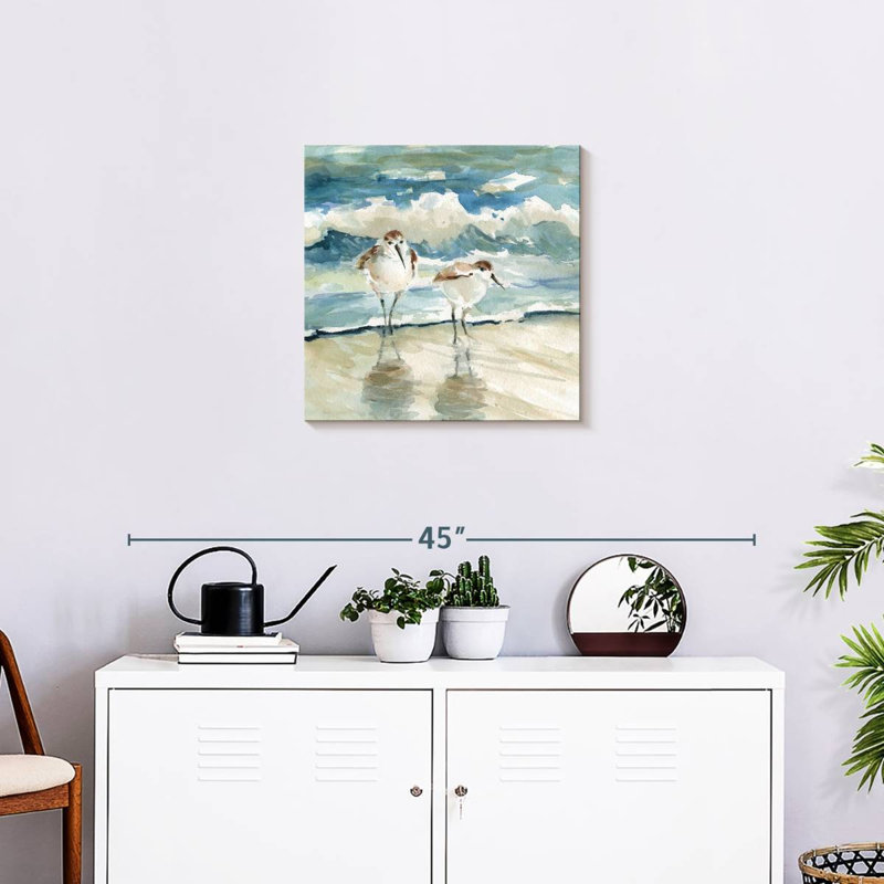 Beach Birds, 20" H x 20" W