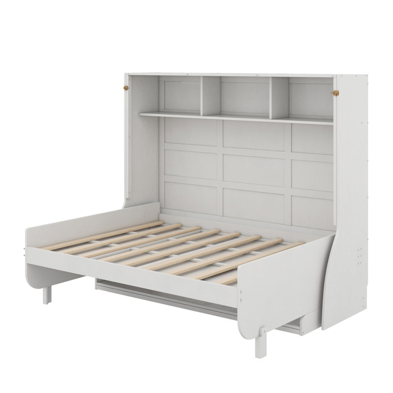 Full Size Murphy Bed With Desk