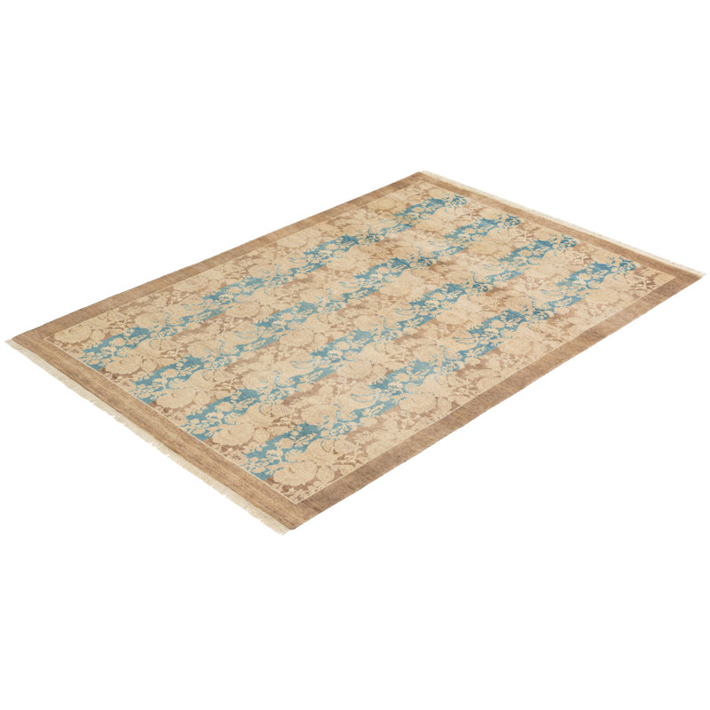 Classic One-of-a-Kind 4' 1" X 5' 10" Hand Knotted Area Rug