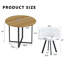 Ensembles de table de salle à manger modernes et compacts avec chaises blanches pour petits espaces