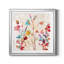 Fleurs sauvages arc-en-ciel II - Estampe botanique vintage, encadrée sous verre et sous passe-partout, décoration murale pour salon et salle à manger-364013433-364013437