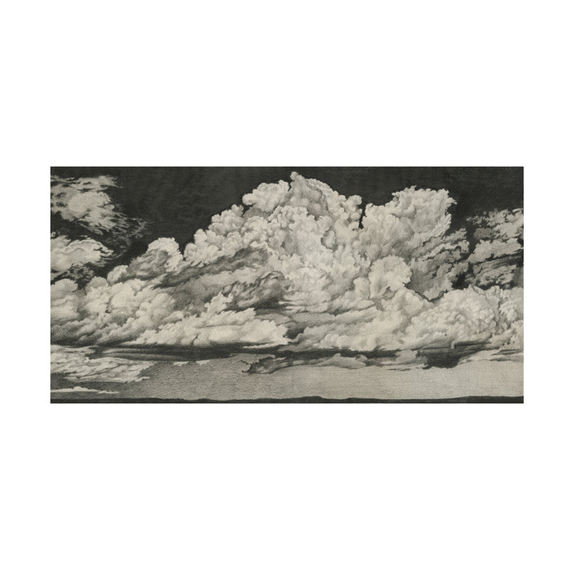 «Clouds On Fire III» sur toile, H 24 po x l 47 po