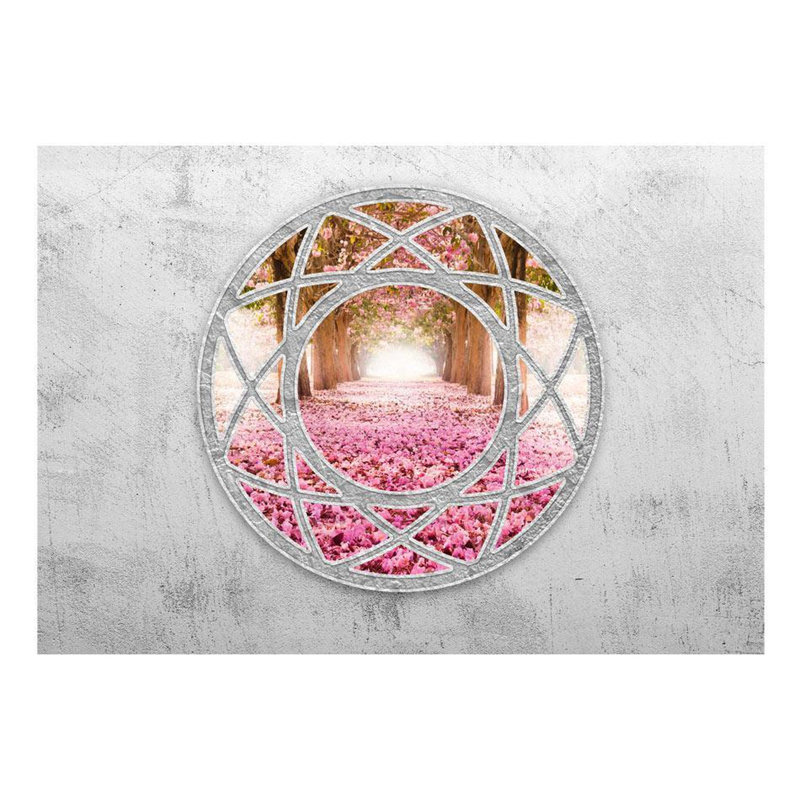 Murale fenêtre Daquisha Enchanted, L 96 po x l 137 po