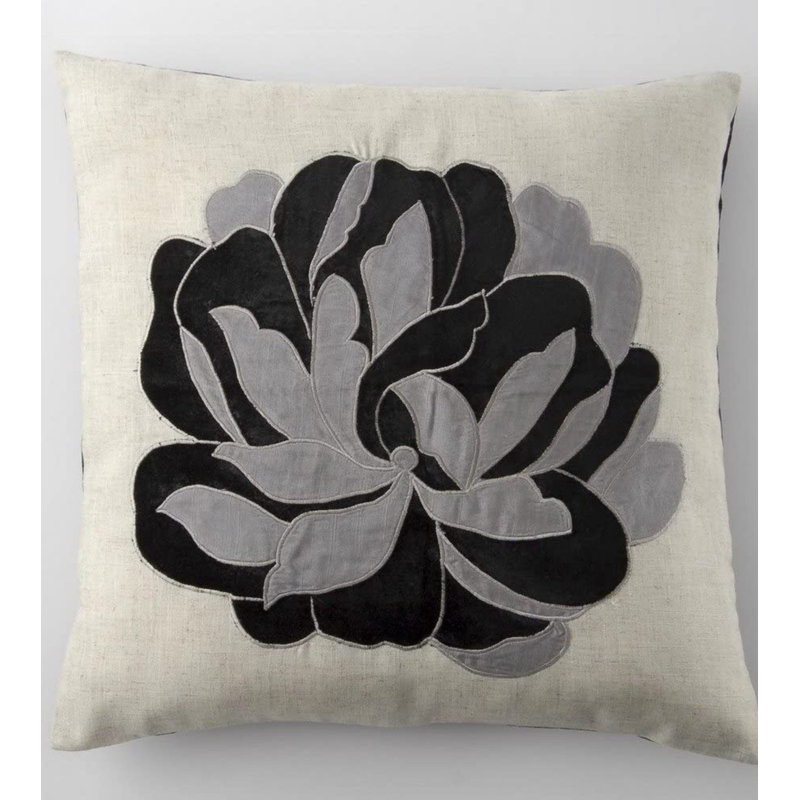 Claven Floral Square Throw Pillow Cover