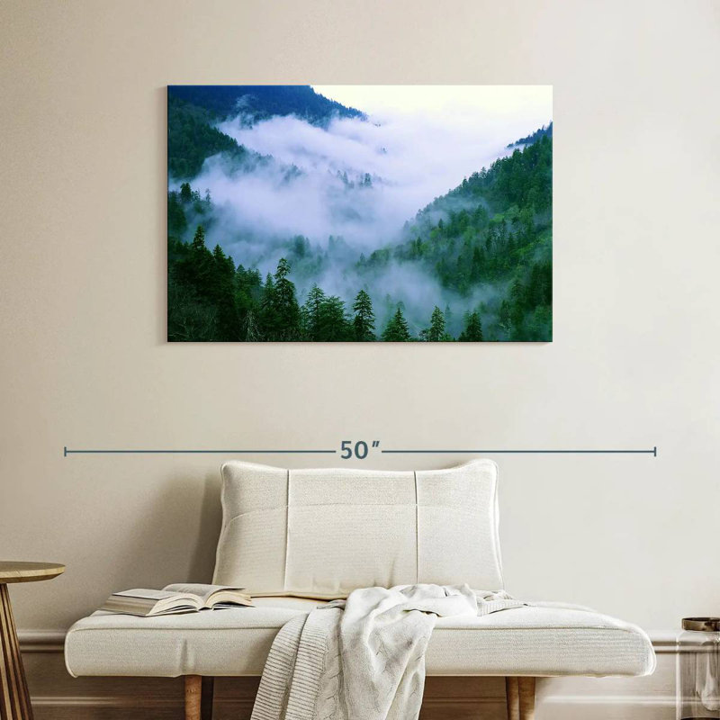 Brume Alvord Smoky Mountains, H 26 po x l 39 po