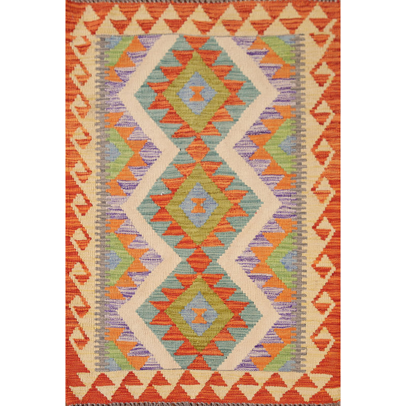 Tapis décoratif South Western Kilim 3 x 4
