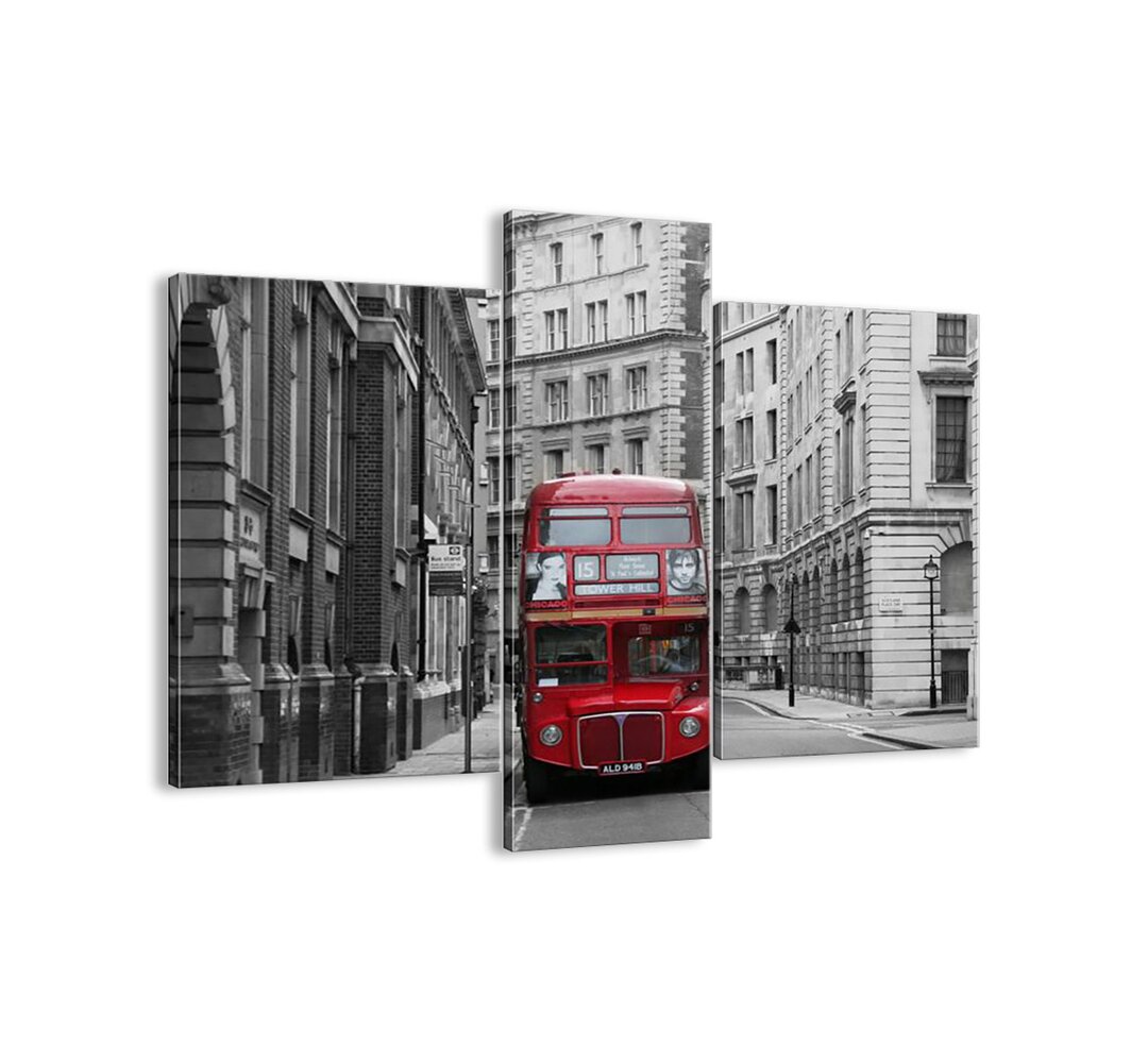 Everyday Life Doesn't Have to Be Gray - 3 Piece Unframed Photograph Print Set on Canvas