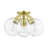 Foulkes Glass Semi Flush Mount-1507930223