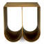 Side Table Rafaello Brushed Brass Finish