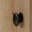 Plateau à clavier coulissant pour bureau d'ordinateur transitionnel, finition brune