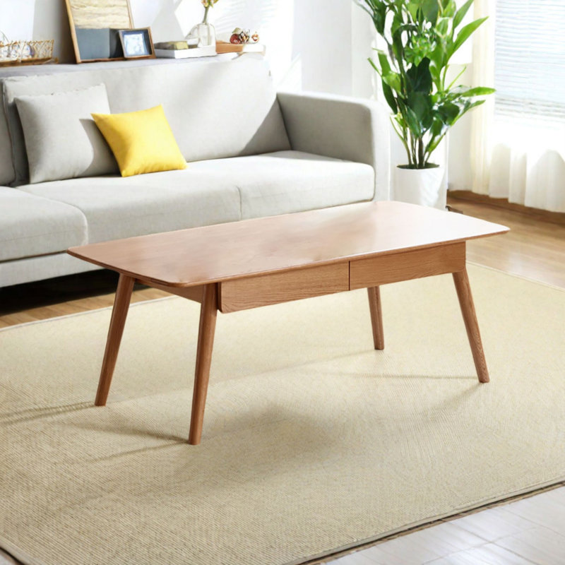 Faydean Solid Wood Single Coffee Table