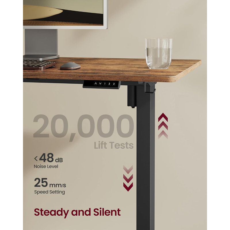 Adjustable Metal Base Desk Pedestal