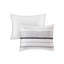 Ensemble d'édredon en coton imprimé avec garnitures, noir / blanc double / grand, design bohème contemporain et confort moelleux-119068497-119068494