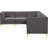 Enson Velvet L-Shaped Sectional Reversible-88147772