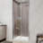 34"-36"W X 72"H Semi-Frameless 180° Rotatable Pivot Shower Door Bifold Frameless Shower Door With 1/4 Inches Tempered Glass-120343717